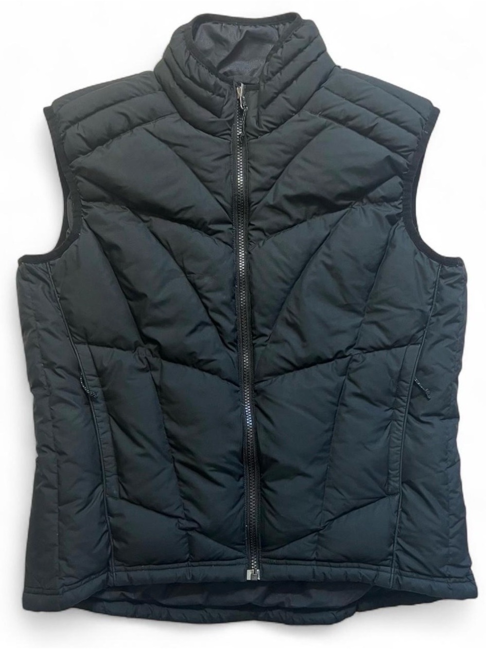 REI Co-op Women’s Black Quilted Down Puffer Vest – Size M (Zip-In Compatible)